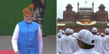 സ്വാതന്ത്ര്യദിനാഘോഷ നിറവിൽ രാജ്യം; സ്വാതന്ത്ര്യസമര സേനാനികളെ സ്മരിച്ച് മോദി, ചെങ്കോട്ടയിൽ പതാക ഉയർത്തി