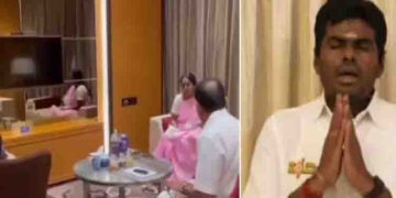 ഹോട്ടലുടമയും നിർമലാ സീതാരാമനും തമ്മിലുള്ള സംഭാഷണ വീഡിയോ പ്രവർത്തകർ പ്രചരിപ്പിച്ചു, മാപ്പ് ചോദിച്ച് അണ്ണാമലൈ