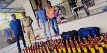 എടവനക്കാട് 6 ബ്രാന്റുകളിലെ 108 കുപ്പി ഇന്ത്യൻ നിർമ്മിത വിദേശമദ്യം പിടികൂടി; ഒരാൾ അറസ്റ്റിൽ