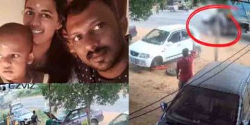 ഗുണ്ടല്‍പേട്ട് അപകടം; നടുക്കുന്ന സിസിടിവി ദൃശ്യങ്ങള്‍ പുറത്ത്; ബൈക്കിൽ ലോറി ഇടിച്ചിട്ടും മുന്നോട്ട് പാഞ്ഞു