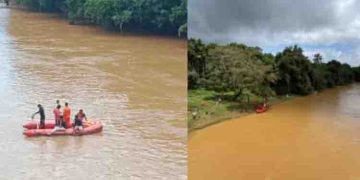കനത്ത മഴയിൽ അഗ്നിരക്ഷാ സേന 45കാരനായി നദിയിൽ തെരഞ്ഞത് മണിക്കൂറുകൾ, പുല്ലിൽ ഒളിച്ചിരുന്ന് യുവാവ്