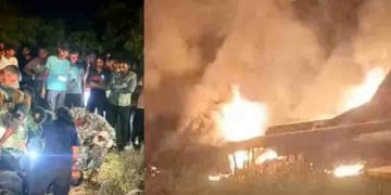 ഇ​ന്ത്യ​ൻ വ്യോ​മ​സേ​ന​യു​ടെ മി​ഗ് -29 യു​ദ്ധ​വി​മാ​നം പ​രി​ശീ​ല​ന പറക്കലിനിടെ ത​ക​ർ​ന്നു​വീ​ണു