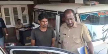 ക്ഷേത്രത്തിൽ കയറി ഉരുളി മോഷ്ടിച്ച് കൊണ്ടുപോയ കള്ളനെ പൊലീസ് പിടികൂടി