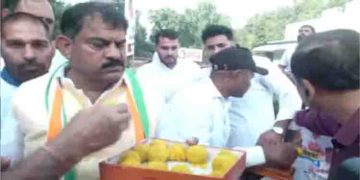 ഹരിയാനയിലും ജമ്മു കശ്മീരിലും വൻ മുന്നേറ്റം; ദില്ലിയിലെ കോണ്‍ഗ്രസ് ആസ്ഥാനത്ത് ആഘോഷം, ലഡ്ഡു വിതരണം