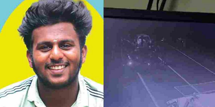 വാഹനം അപകടത്തിൽപെട്ട് അരമണിക്കൂറോളം വഴിയിൽ കിടന്ന യുവാവിന് ദാരുണാന്ത്യം