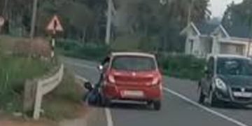 ആദിവാസി യുവാവിനെ റോഡിലൂടെ കാറില്‍ വലിച്ചിഴച്ച സംഭവത്തില്‍ രണ്ടു പ്രതികള്‍ പിടിയില്‍