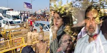 ഗാസിപൂർ അതിർത്തിയിൽ രാഹുൽ ഗാന്ധിയെ തടഞ്ഞ് യുപി പോലീസ്