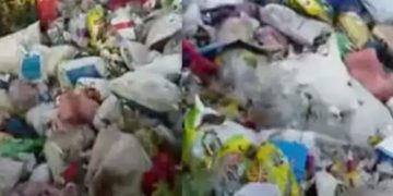 നിലമ്പൂർ  നഗരസഭയിൽ നിന്നുള്ള മാലിന്യം പാലക്കാട് തള്ളിയതായി ആരോപണം