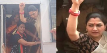 അണ്ണാ സർവകലാശാലയിലെ പീഡനത്തിൽ പ്രതിഷേധം : ഖുശ്‌ബു അറസ്റ്റിൽ