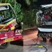 വാഴത്തോപ്പില് സ്വകാര്യ ബസും കാറും കൂട്ടിയിടിച്ചുണ്ടായ അപകടത്തില് മൂന്നുപേര്ക്ക് പരിക്ക്