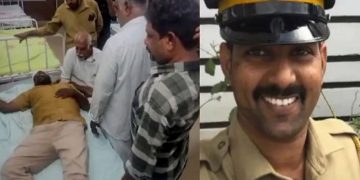 ഓട്ടോ ഡ്രൈവറെ ഹെല്‍മറ്റ് ഉപയോഗിച്ച്‌ മർദ്ദിച്ച സംഭവത്തില്‍ പോലീസ് ഉദ്യോഗസ്ഥനെ സസ്പെൻഡ് ചെയ്തു