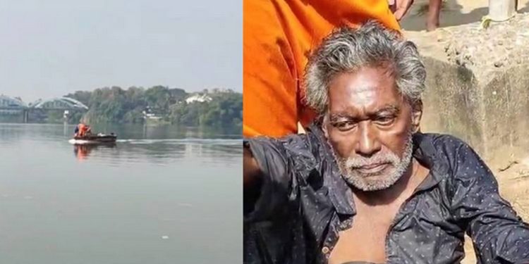 ആലുവയിൽ വയോധികൻ നദിയിൽ ചാടി ആത്മഹത്യക്ക് ശ്രമിച്ചു