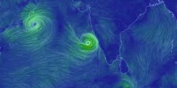കാലാവസ്ഥാ കേന്ദ്രത്തിന്റെ മുന്നറിയിപ്പ് ; മധ്യ കിഴക്കൻ അറബിക്കടലിൽ വീണ്ടും ചക്രവാതചുഴി