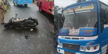 തൃശൂര്‍ എംജി റോഡിൽ വാഹനാപകടത്തിൽ യുവാവിന് ദാരുണാന്ത്യം