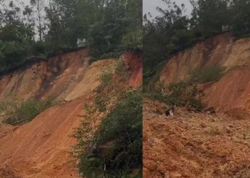 ഇടുക്കി മൂന്നാറിൽ ദേശീയപാതയിൽ വീണ്ടും മണ്ണിടിച്ചിൽ