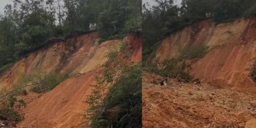 ഇടുക്കി മൂന്നാറിൽ ദേശീയപാതയിൽ വീണ്ടും മണ്ണിടിച്ചിൽ