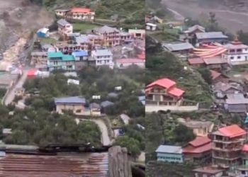 ഉത്തരകാശിയില് മേഘവിസ്ഫോടനം ; നിരവധി വീടുകള് ഒലിച്ചുപോയി