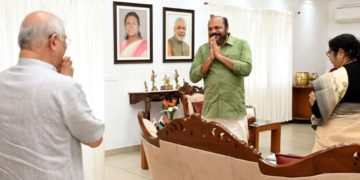 താല്‍ക്കാലിക വി സി നിയമനം ; ഗവര്‍ണറെ കണ്ട് മന്ത്രിമാര്‍